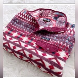 Patagonia RARE Kuta Klash Tribal Aztec Fleece EUC